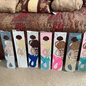 Hand painted Mermaid sign. 7 available.